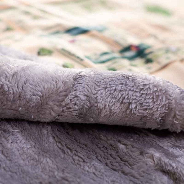 Scripps Vintage Map Sherpa Luxe Throw-000